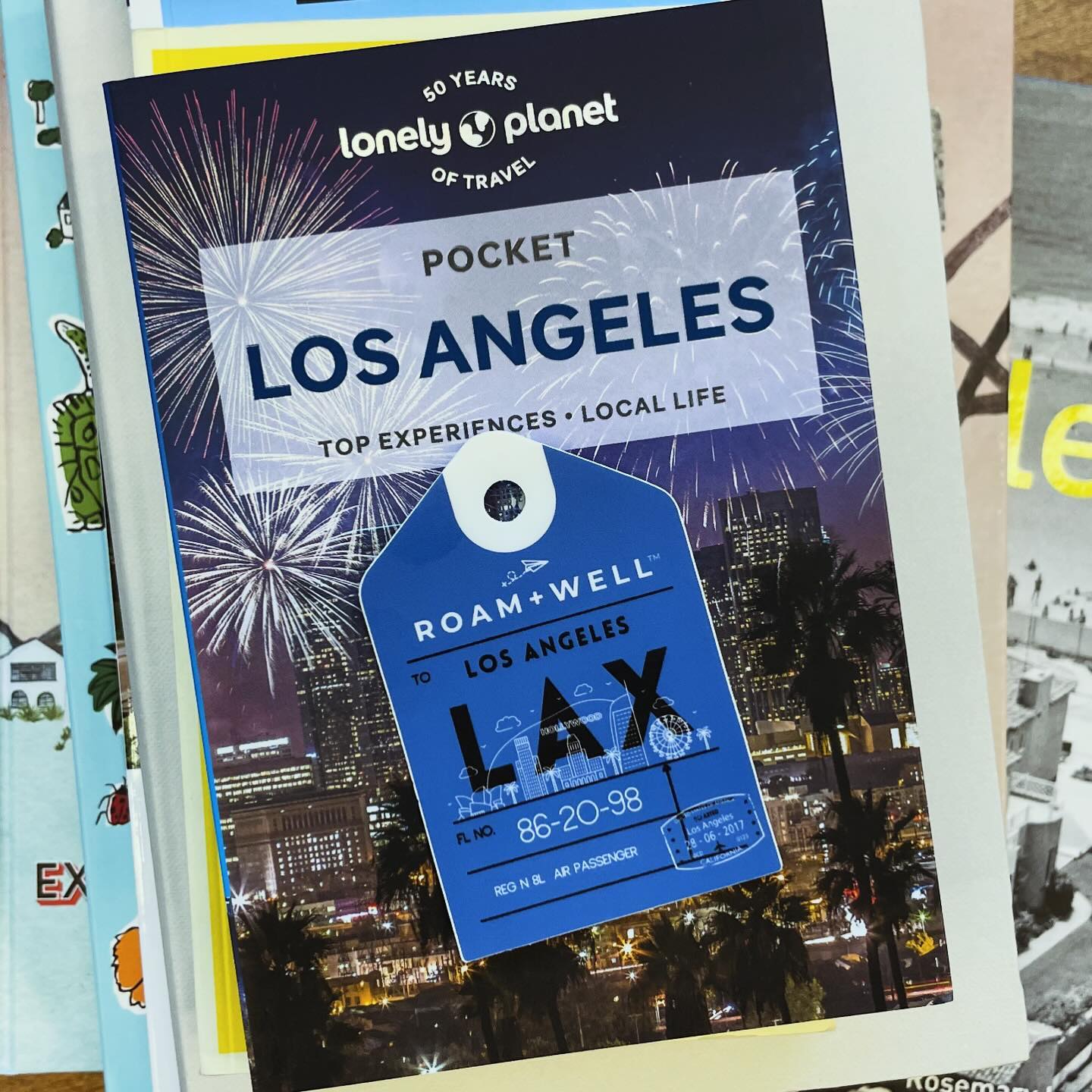 Luggage Tag Sticker: Los Angeles