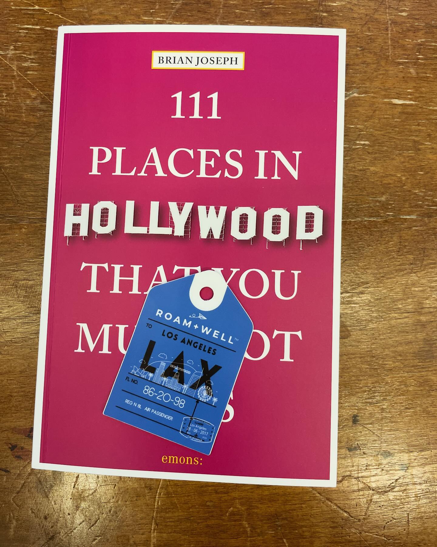 Luggage Tag Sticker: Los Angeles