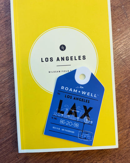 Luggage Tag Sticker: Los Angeles